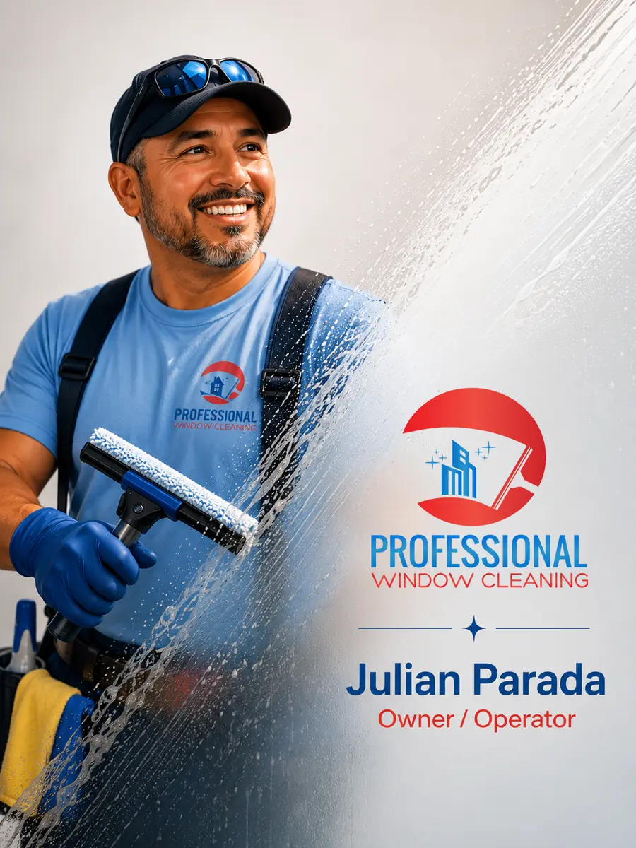 Julian Parada, owner and operator at Professional Window Cleaning